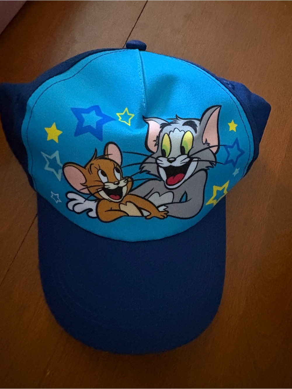 Amazon Tom & Jerry Kids Blue and Yellow Baseball Cap